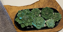 Load image into Gallery viewer, All Natural Succulent Soap Gift Box - Set of 6 w/ Stainless Steel Dish - 5 oz