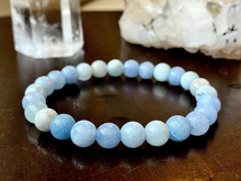 Load image into Gallery viewer, Aquamarine Bracelet - 8mm