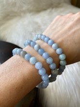 Load image into Gallery viewer, Aquamarine Bracelet - 8mm