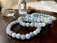 Load image into Gallery viewer, Aquamarine Bracelet - 8mm