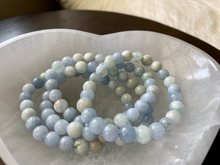 Load image into Gallery viewer, Aquamarine Bracelet - 8mm