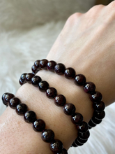 Load image into Gallery viewer, Garnet Bracelet - 8mm