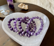 Load image into Gallery viewer, Chevron Amethyst Bracelet - 10mm
