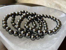Load image into Gallery viewer, Hematite Bracelet - 8mm