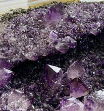 Load image into Gallery viewer, Large Amethyst, Pyrite, & Epoxy 3D Geode Panel - 48" x 30" x 3.75"