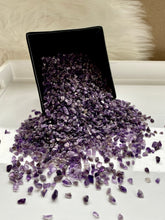 Load image into Gallery viewer, Semi-Tumbled Amethyst Chips - 3-12mm