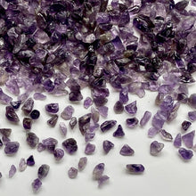 Load image into Gallery viewer, Semi-Tumbled Amethyst Chips - 3-12mm