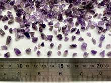 Load image into Gallery viewer, Semi-Tumbled Amethyst Chips - 3-12mm