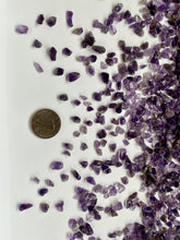 Load image into Gallery viewer, Semi-Tumbled Amethyst Chips - 3-12mm