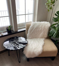 Load image into Gallery viewer, Geode Accent Table with Smoky Quartz Points & Hairpin Legs - 24" x 24" x 20"