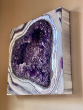 Load image into Gallery viewer, Amethyst 3D Heart-Shaped Geode 14" x 14" x 3.5"