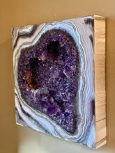 Load image into Gallery viewer, Amethyst 3D Heart-Shaped Geode 14" x 14" x 3.5"
