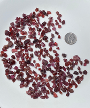 Load image into Gallery viewer, Rough Red Garnet Chips - 4-12mm