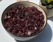 Load image into Gallery viewer, Rough Red Garnet Chips - 4-12mm