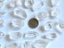 Load image into Gallery viewer, Raw Brazilian Quartz Points - Bulk - 25-45mm