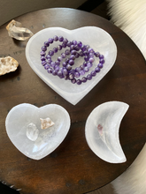 Load image into Gallery viewer, Heart Shaped Selenite Charging Bowl - 6 Inch
