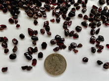 Load image into Gallery viewer, Tumbled Red Garnet Chips - 4-9mm
