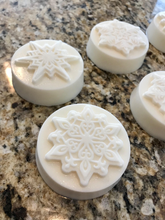 Load image into Gallery viewer, All Natural Snowflake Soap

